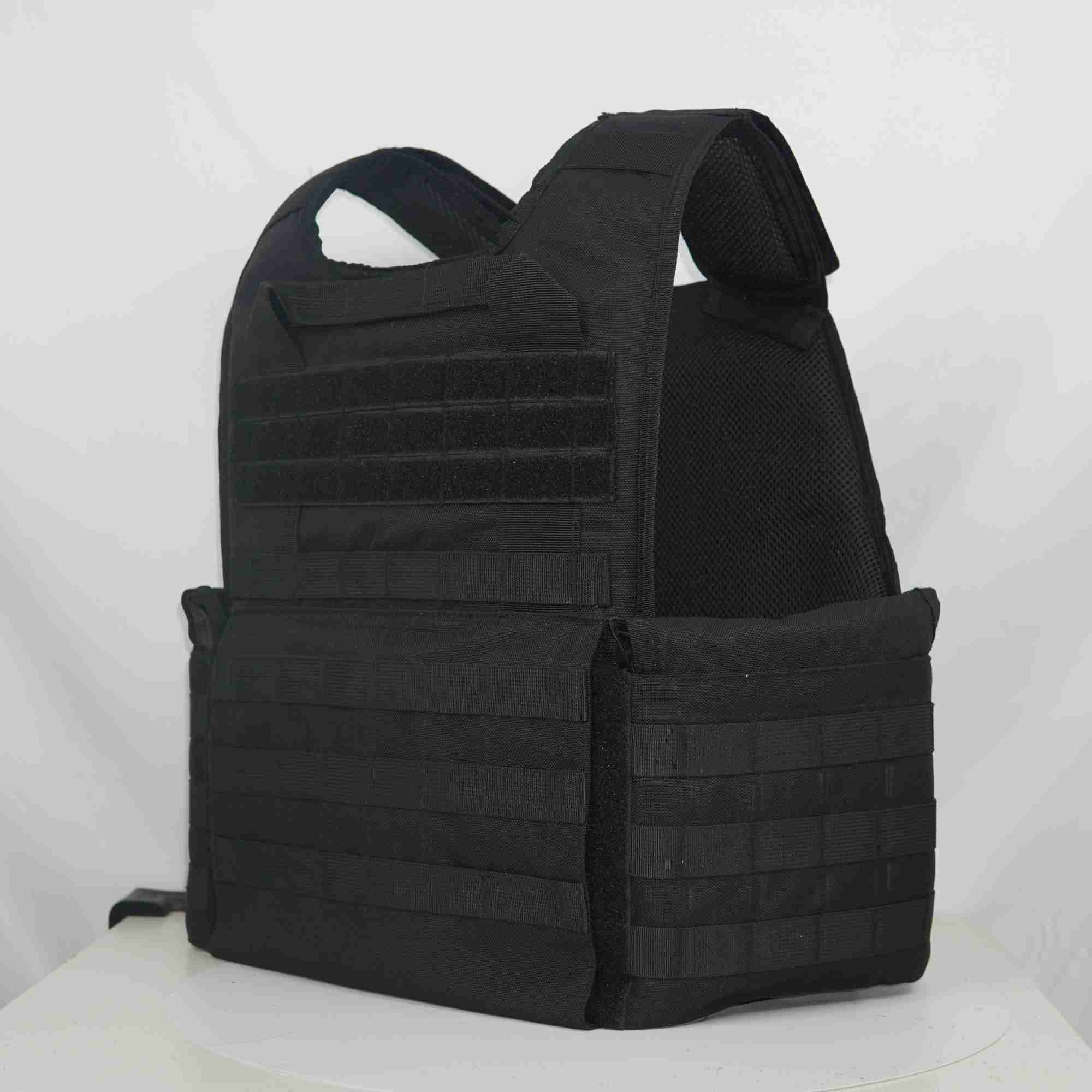 Black compatible tactical vest with Level IIIA protection by H Win