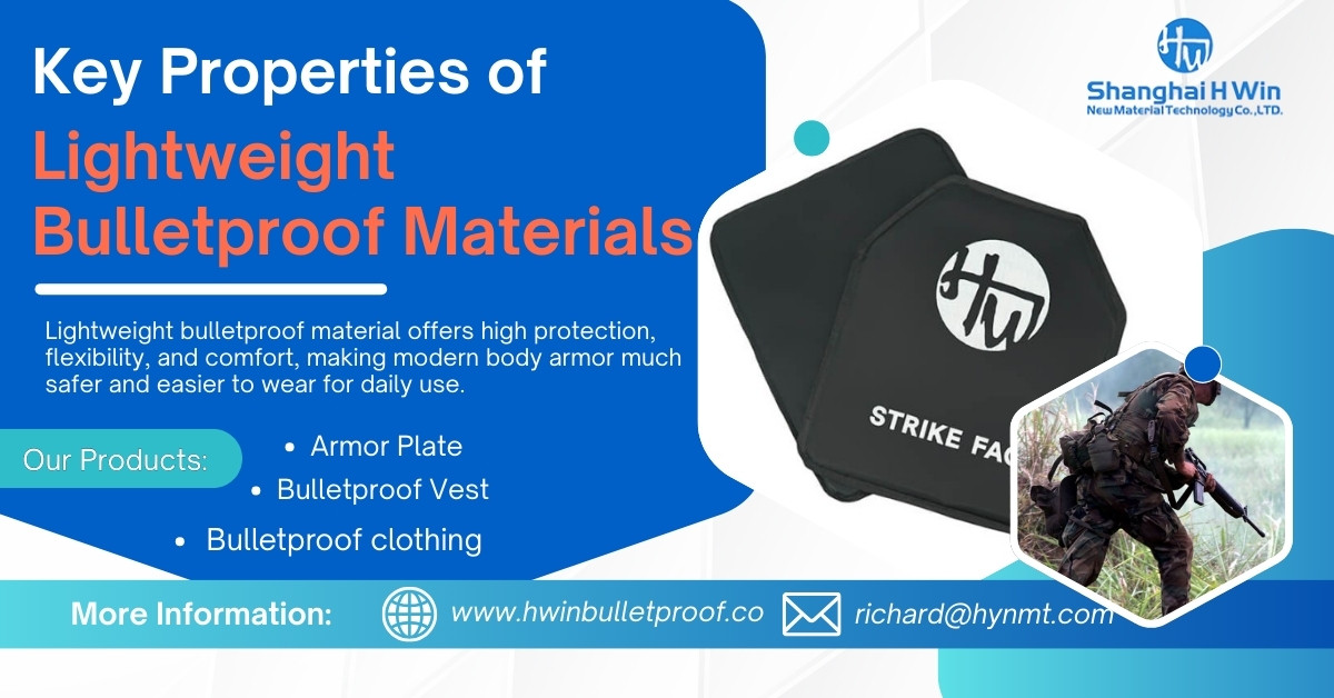 Key Properties of Lightweight Bulletproof Materials
