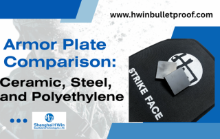 Armor Plate Comparison Ceramic, Steel, and Polyethylene
