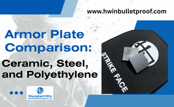 Armor Plate Comparison Ceramic, Steel, and Polyethylene