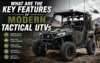 What are the key features of modern tactical UTVs