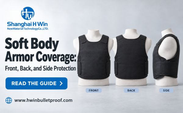 Soft Body Armor Coverage Front Back and Side Protection